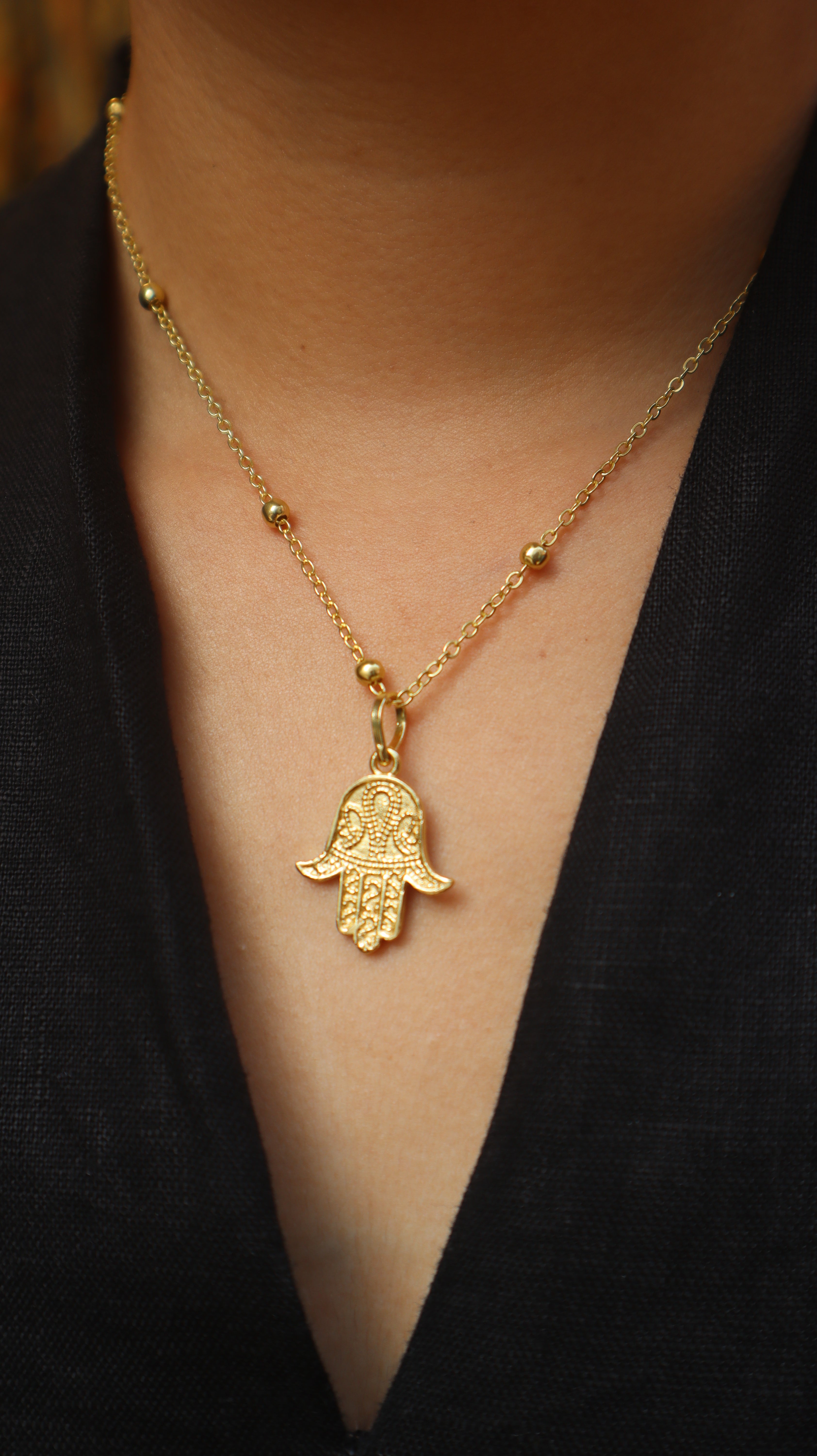 Hamsa Hand Pendant ll