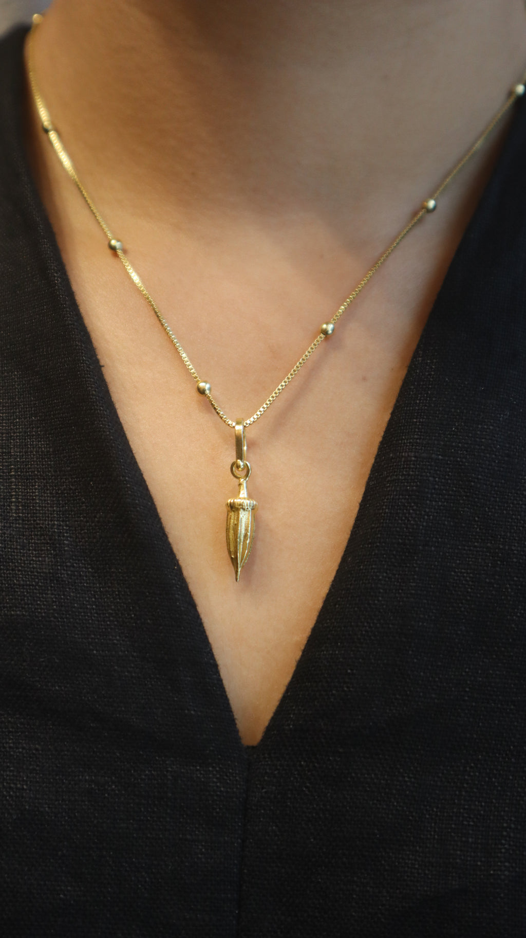 Okra Pendant