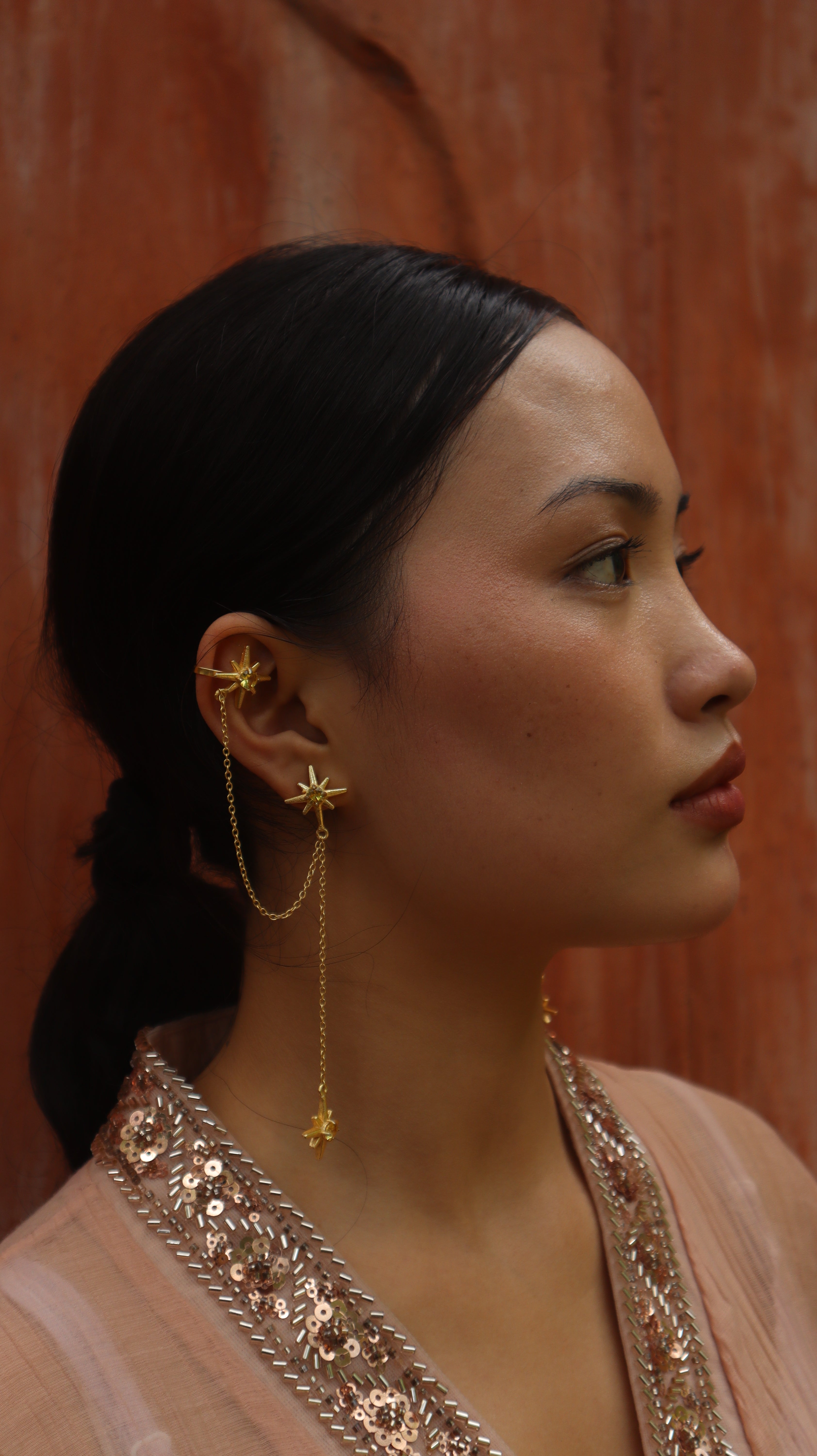 Celestial star Earcuffs & Danglers extension