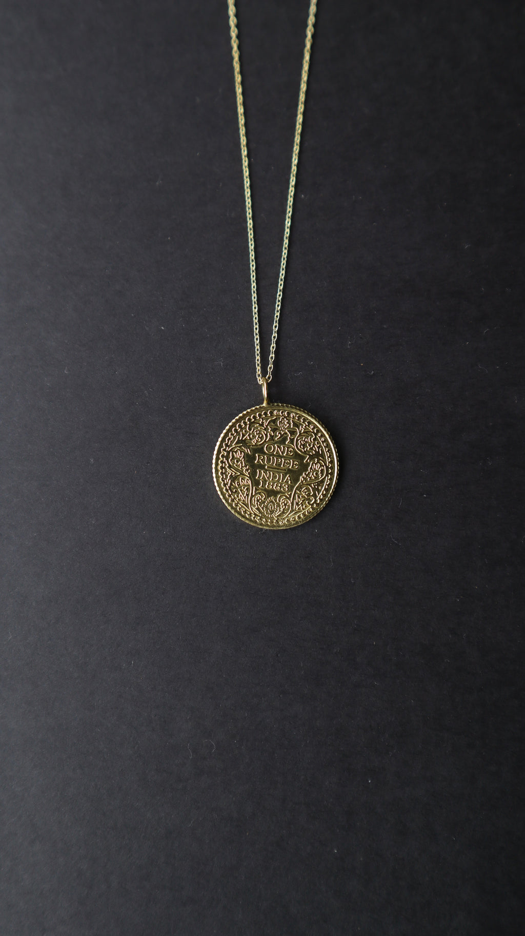 Empress coin pendant