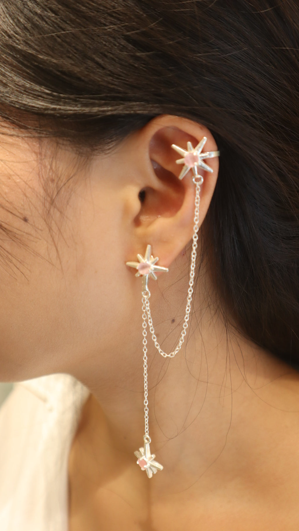Celestial star Earcuffs & Danglers extension