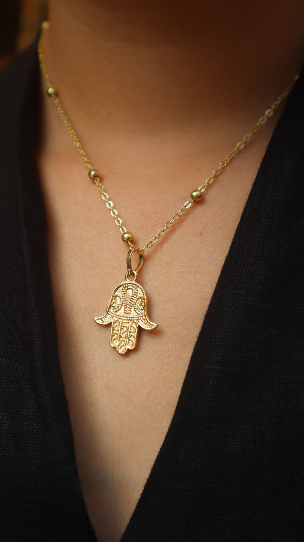 Hamsa Hand Pendant ll