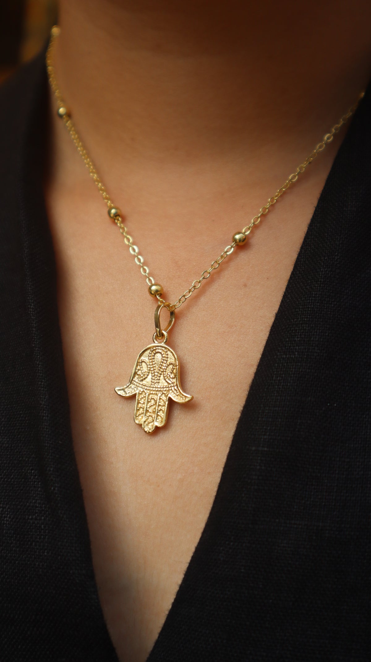 Hamsa Hand Pendant ll