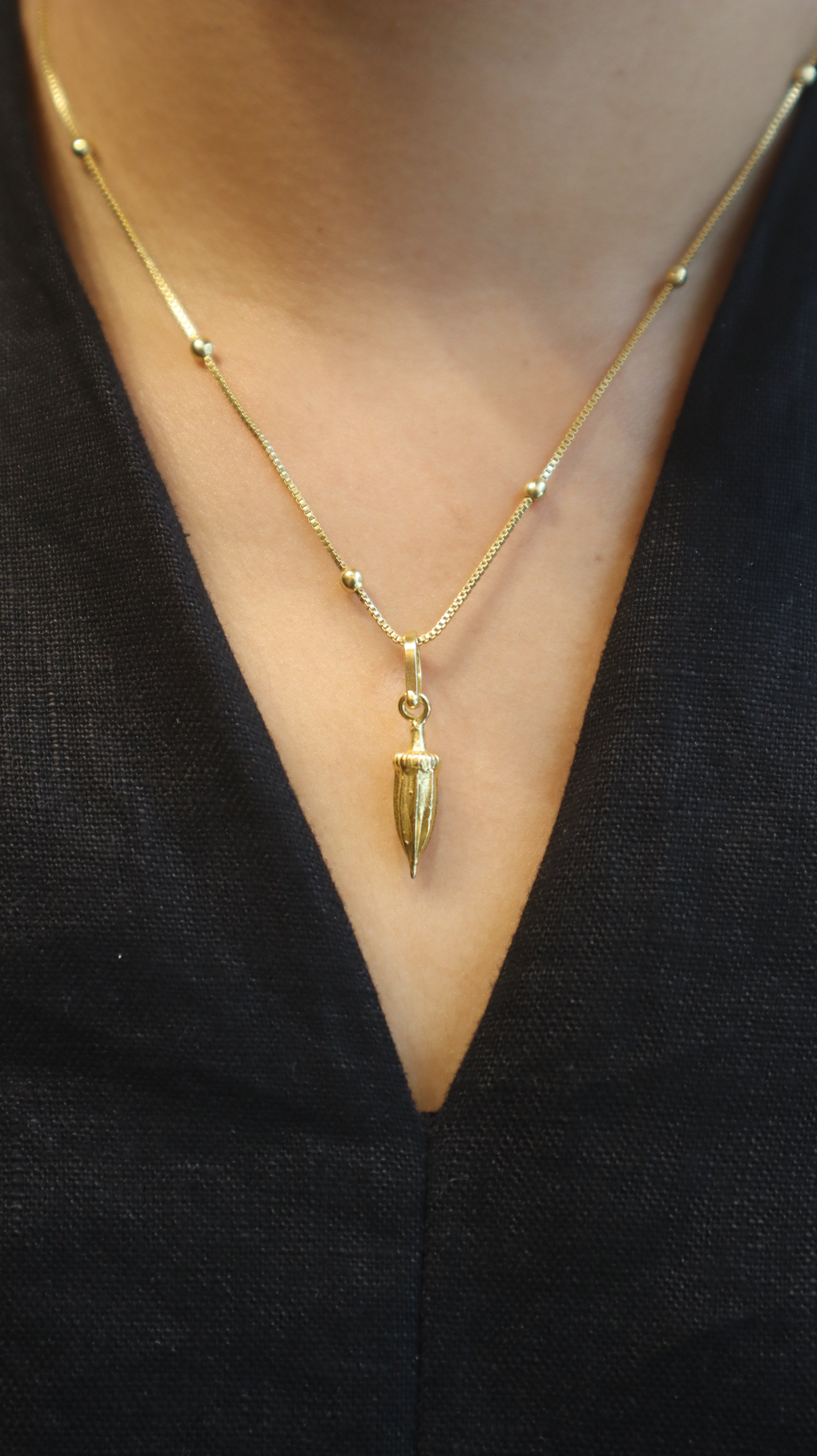Okra Pendant