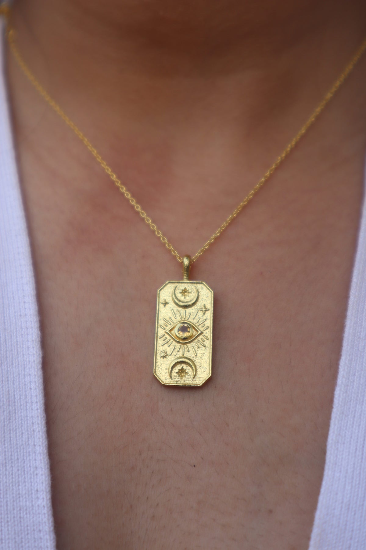 Lunar eye pendant