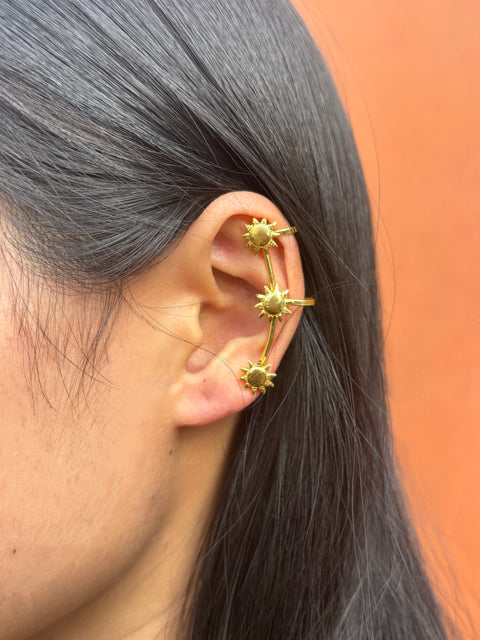 Sun arc Earcuffs