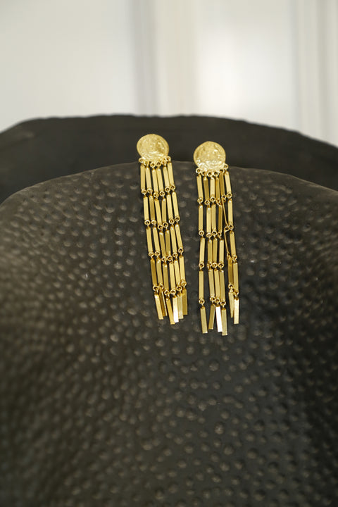 Coin jhumkas