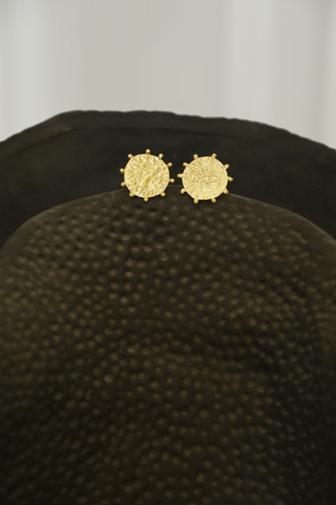 Big coin studs by Sovna