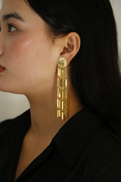 Coin jhumkas