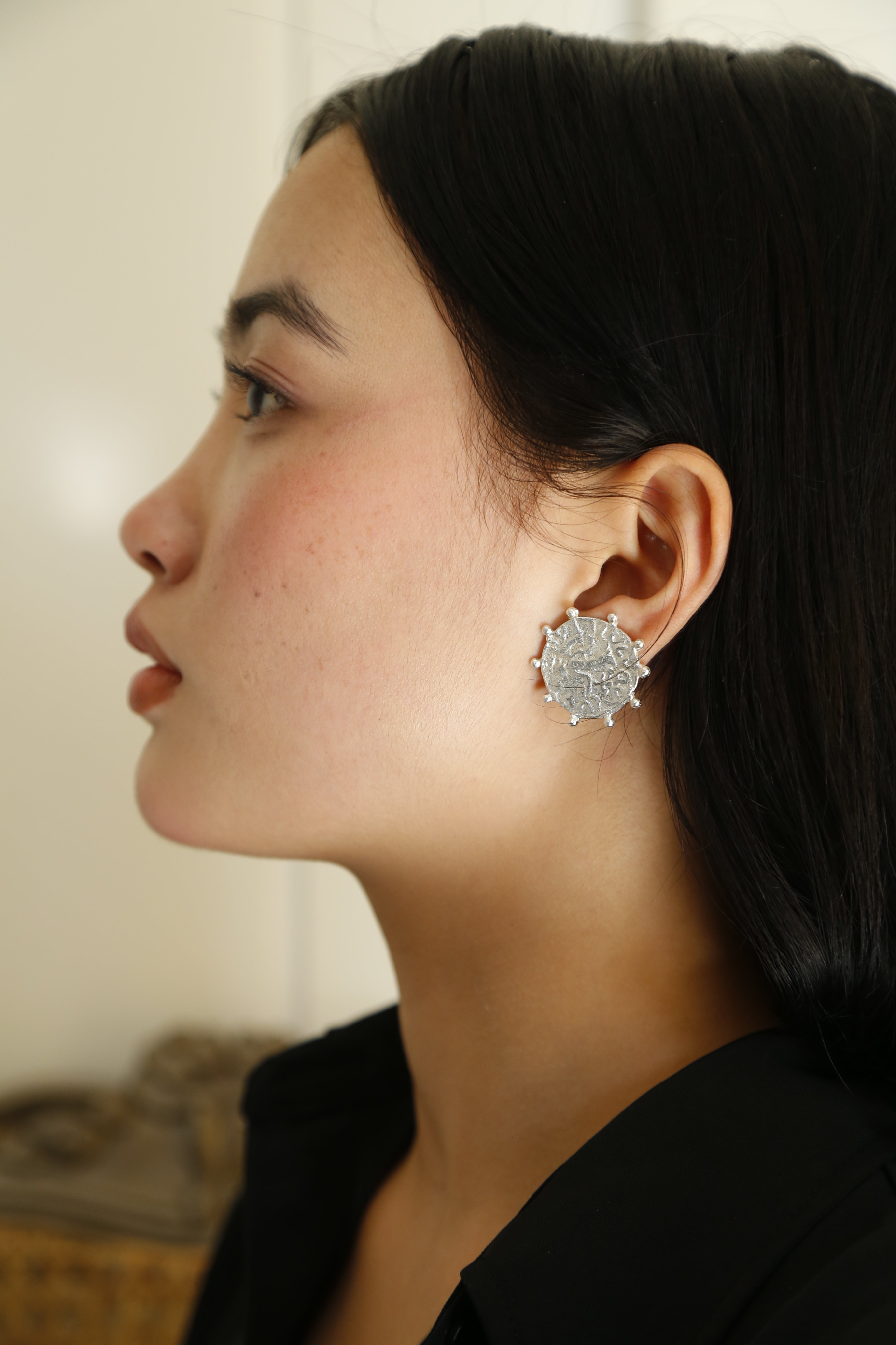 Big coin studs by Sovna
