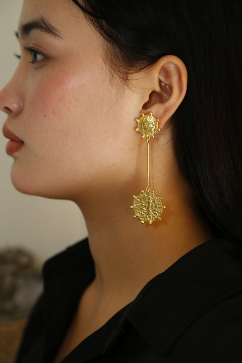 Statement coin danglers