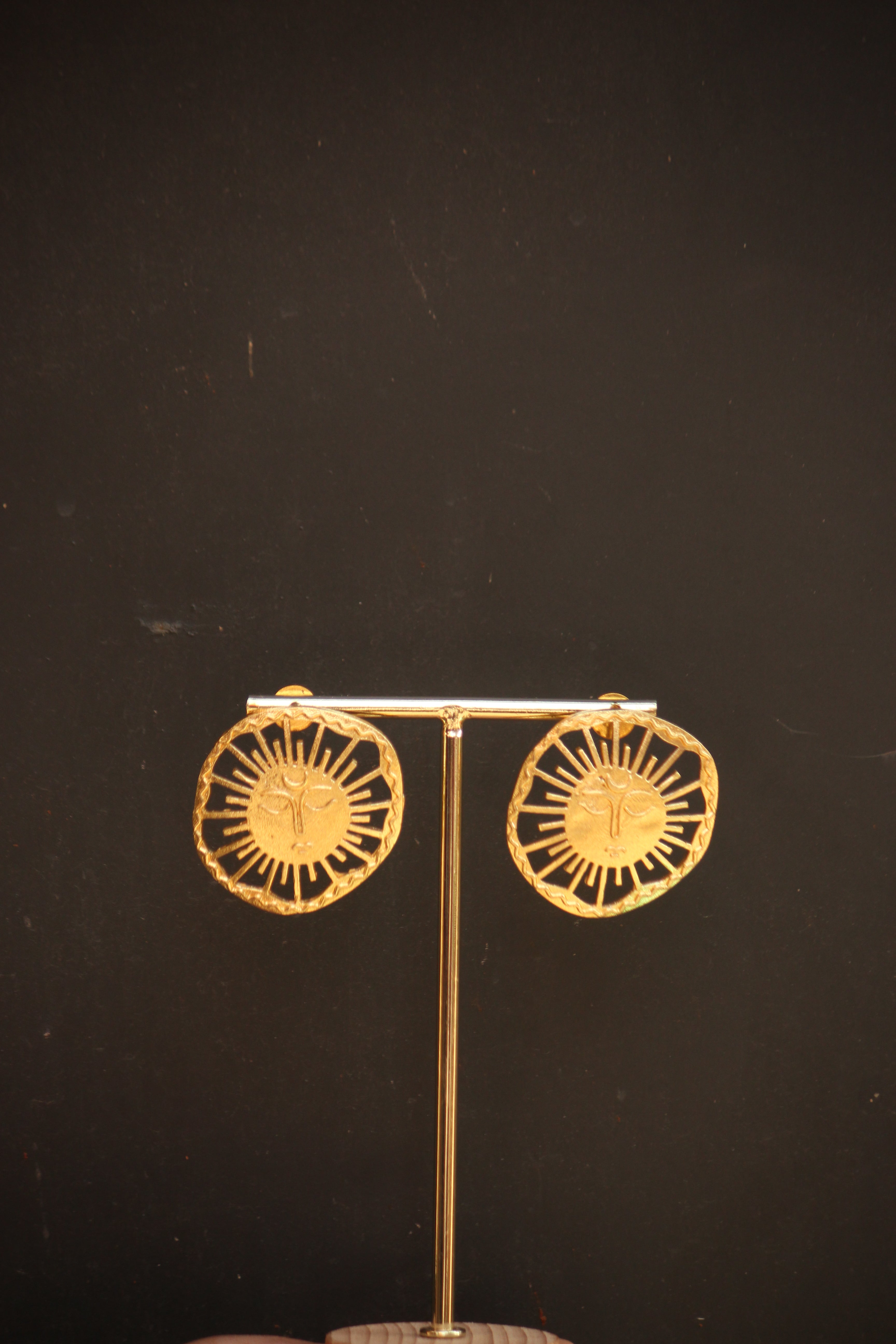 Sunface Statement Studs