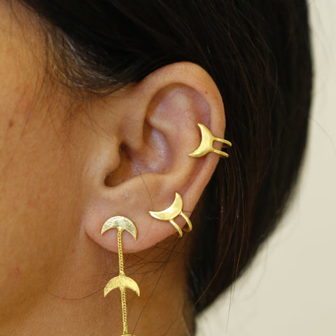 Moon Earcuffs