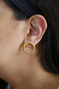 Cresent moon studs by sovna